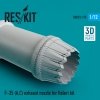 RESKIT RSU72-0175 F-35 (A,C)  Lightning II exhaust nozzle for Italeri kit (1/72)